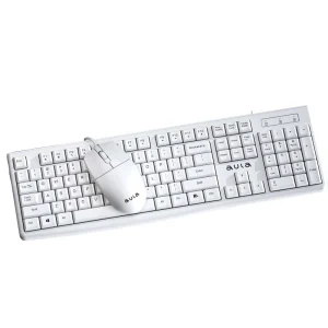 كيبورد موس سيم دار AULA AC105 WHITE